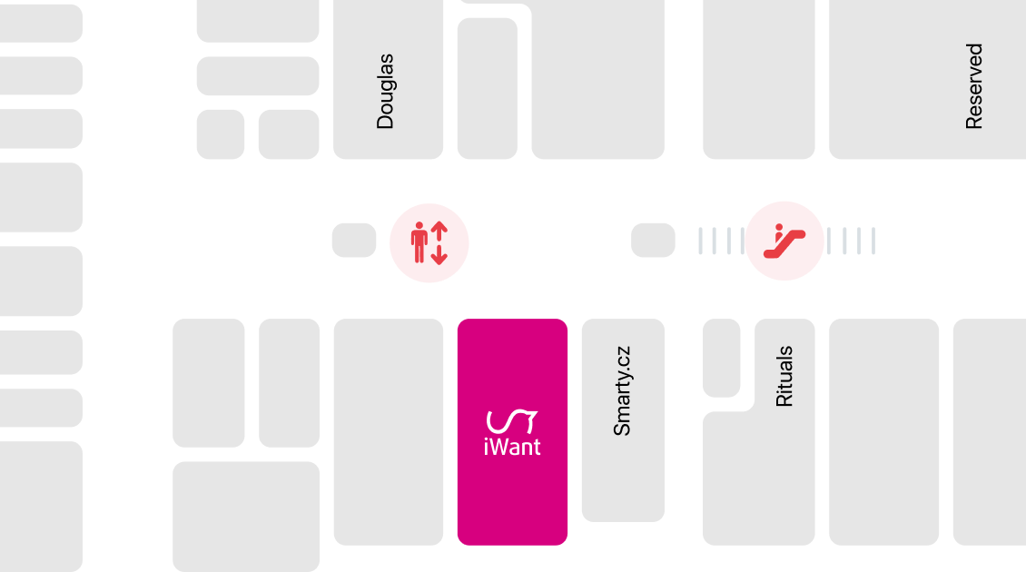 Mapa OC Citypark Jihlava